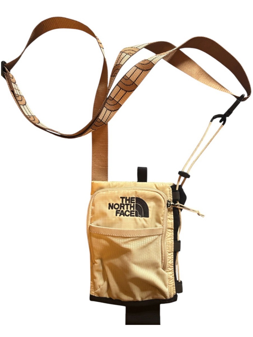 The North Face | Classic Cream & Black Mini Travel Bag Crossbody Hikers Outdoor
